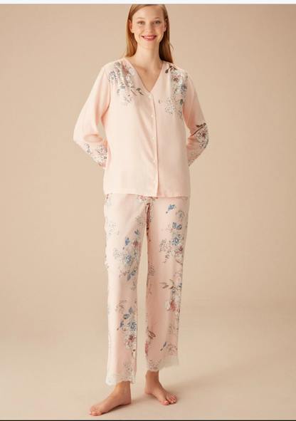 Dames Pyjama Set - Homewear - Roze