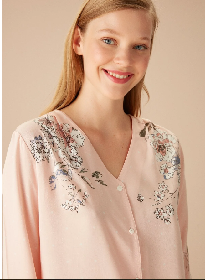 Dames Pyjama Set - Homewear - Roze