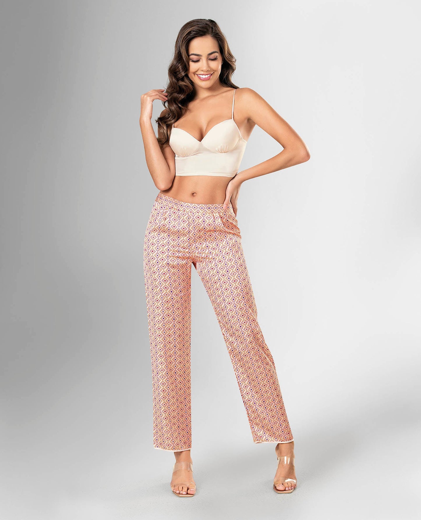 Satijn Luxe Dames Pyjama Set 3-delige- Sexy Nachtkleding