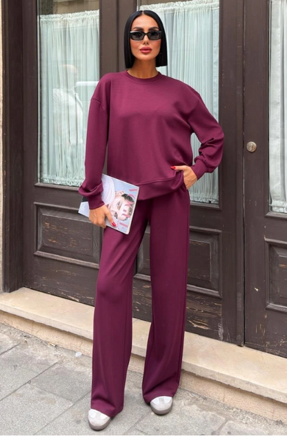 Trainingspak - Joggingspak- Bordeauxrood