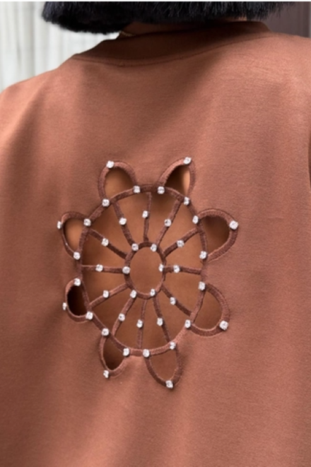 Dames Trainingspak - Loungewear- Joggingspak- Sporttrainingspak Bruin