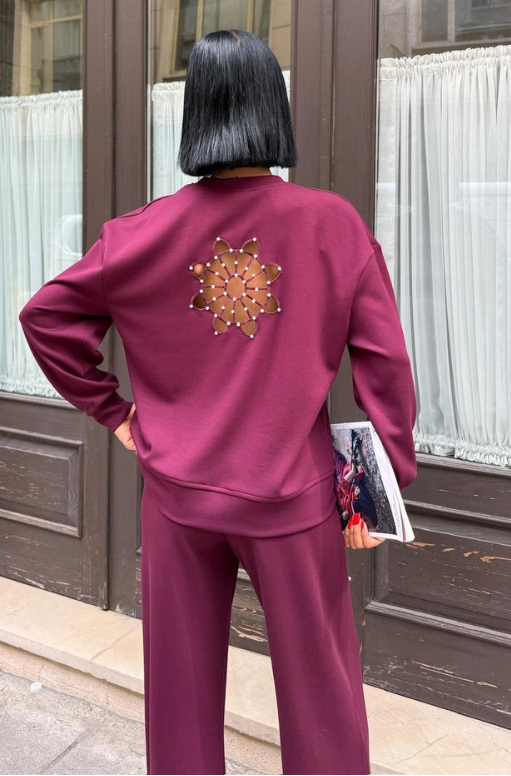 Trainingspak - Joggingspak- Bordeauxrood